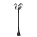 Z-Lite Talbot Outdoor Post Mounted Fixture Black 9 Light 579PHBR-3-564P-BK | theLightShop