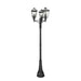 Z-Lite Talbot Outdoor Post Mounted Fixture Black 9 Light 579PHBR-3-564P-BK | theLightShop