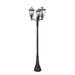 Z-Lite Talbot Outdoor Post Mounted Fixture Black 9 Light 579PHBR-3-564P-BK | theLightShop