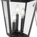 Z-Lite Talbot Outdoor Post Mounted Fixture Black 9 Light 579PHBR-3-564P-BK | theLightShop