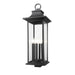 Z-Lite Tiberius 6 Light Outdoor Post Mount Fixture - Black - 34’’