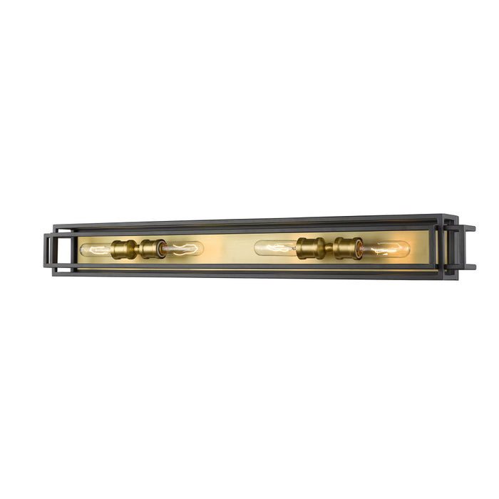 Z-Lite Titania Bronze Olde Brass Vanity 454-4V-BRZ-OBR | theLightShop