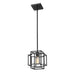 Z-Lite Titania Matte Black 1 Light Mini-Pendant 454MP-MB | theLightShop