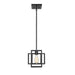 Z-Lite Titania Matte Black 1 Light Mini-Pendant 454MP-MB | theLightShop