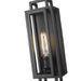 Z-Lite Titania Matte Black 1 Light Wall Sconce 454-1S-MB | theLightShop