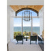 Z-Lite Titania Matte Black 8 Light Pendant 454-28MB | theLightShop