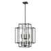 Z-Lite Titania Matte Black 8 Light Pendant 454-28MB | theLightShop