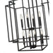 Z-Lite Titania Matte Black 8 Light Pendant 454-28MB | theLightShop