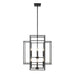 Z-Lite Titania Matte Black 8 Light Pendant 454-28MB | theLightShop