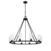 Z-Lite Titus Chandelier Matte Black 10 Light 826-10MB | theLightShop