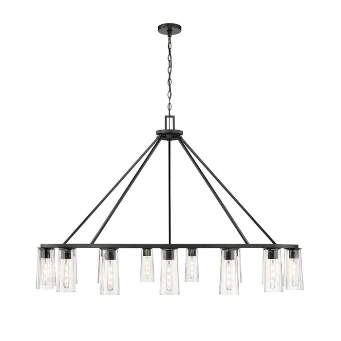 Z-Lite Titus Chandelier Matte Black 15 Light 826-15MB | theLightShop