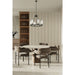 Z-Lite Titus Chandelier Matte Black 6 Light 826-6MB | theLightShop