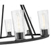 Z-Lite Titus Chandelier Matte Black 8 Light 826-8MB | theLightShop