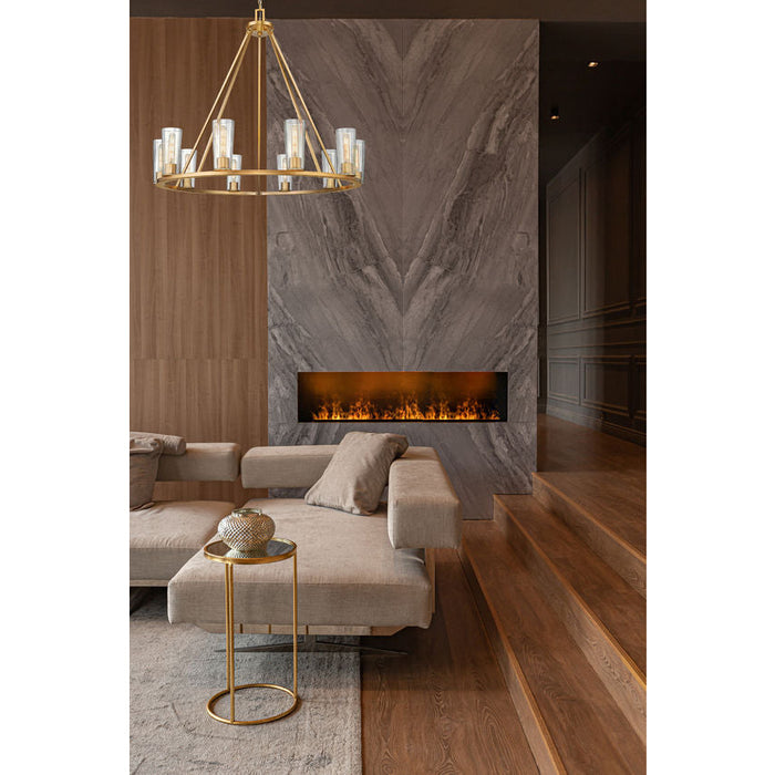 Z-Lite Titus Chandelier Modern Gold 10 Light 826-10MGLD | theLightShop