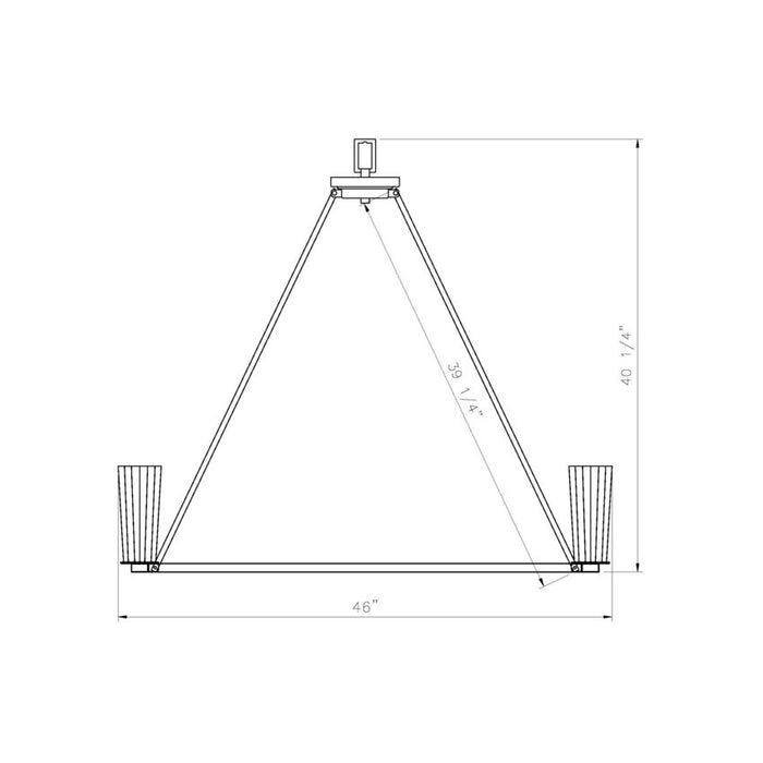 Z-Lite Titus Chandelier Modern Gold 10 Light 826-10MGLD | theLightShop