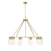 Z-Lite Titus Chandelier Modern Gold 10 Light 826-10MGLD | theLightShop