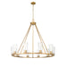 Z-Lite Titus Chandelier Modern Gold 10 Light 826-10MGLD | theLightShop
