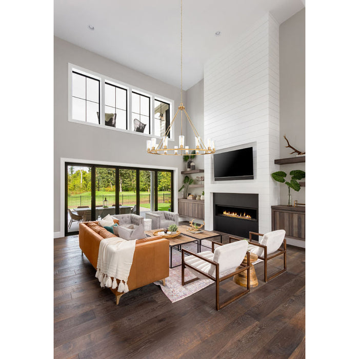 Z-Lite Titus Chandelier Modern Gold 15 Light 826-15MGLD | theLightShop