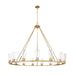 Z-Lite Titus Chandelier Modern Gold 15 Light 826-15MGLD | theLightShop
