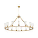 Z-Lite Titus Chandelier Modern Gold 15 Light 826-15MGLD | theLightShop