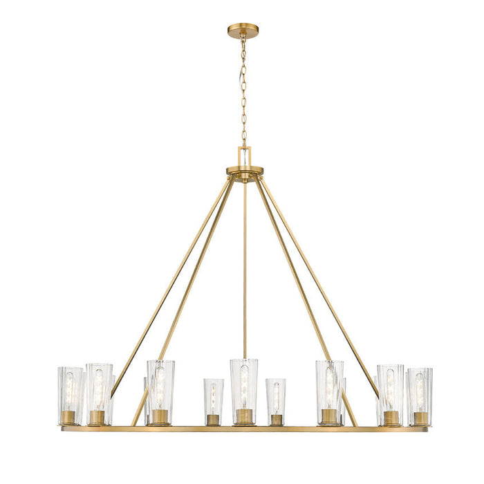 Z-Lite Titus Chandelier Modern Gold 15 Light 826-15MGLD | theLightShop