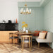 Z-Lite Titus Chandelier Modern Gold 6 Light 826-6MGLD | theLightShop