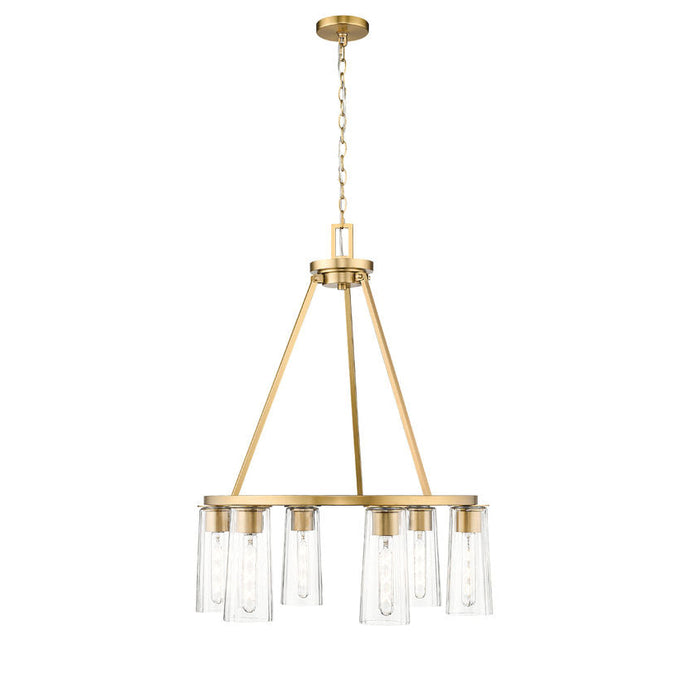 Z-Lite Titus Chandelier Modern Gold 6 Light 826-6MGLD | theLightShop