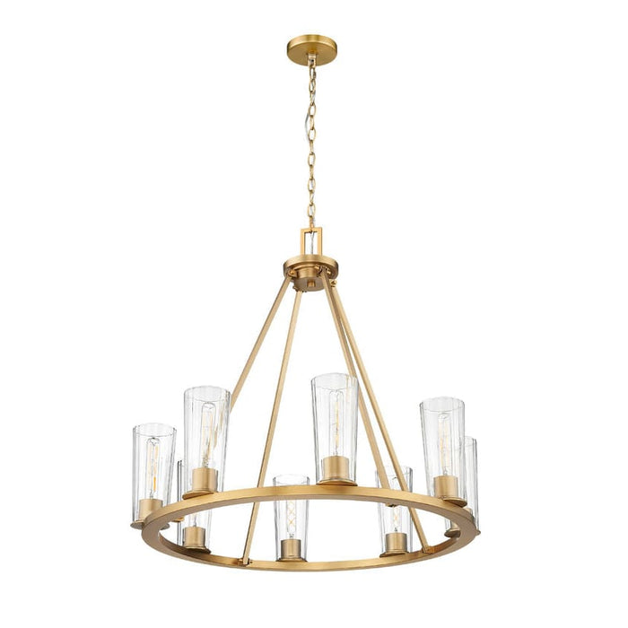 Z-Lite Titus Chandelier Modern Gold 8 Light 826-8MGLD | theLightShop