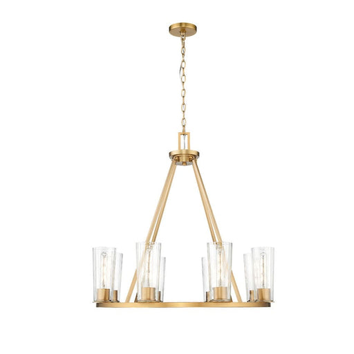 Z-Lite Titus Chandelier Modern Gold 8 Light 826-8MGLD | theLightShop
