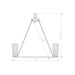 Z-Lite Titus Chandelier Modern Gold 8 Light 826-8MGLD | theLightShop
