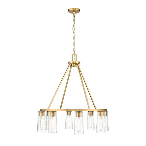 Z-Lite Titus Chandelier Modern Gold 8 Light 826-8MGLD | theLightShop