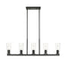 Z-Lite Titus Linear Pendant Matte Black 5 Light 826-5L-MB | theLightShop