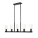 Z-Lite Titus Linear Pendant Matte Black 5 Light 826-5L-MB | theLightShop