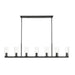 Z-Lite Titus Linear Pendant Matte Black 7 Light 826-7L-MB | theLightShop