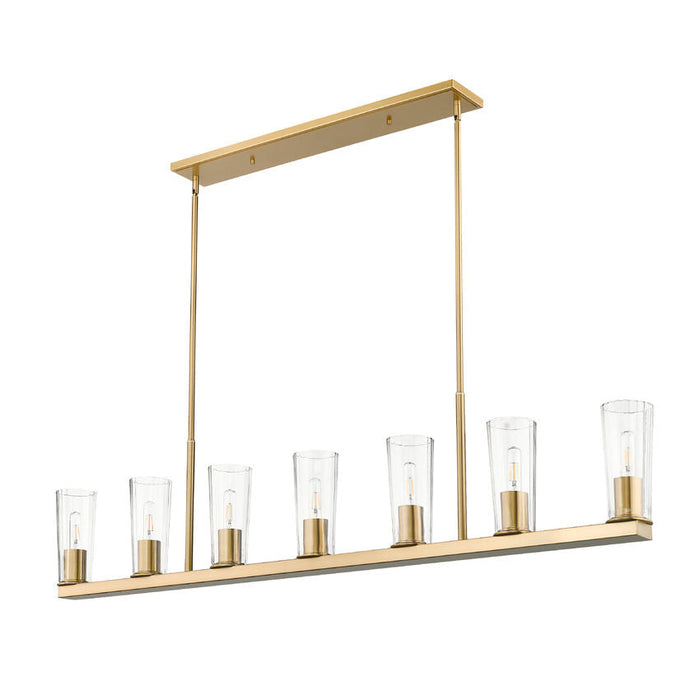 Z-Lite Titus Linear Pendant Modern Gold 7 Light 826-7L-MGLD | theLightShop