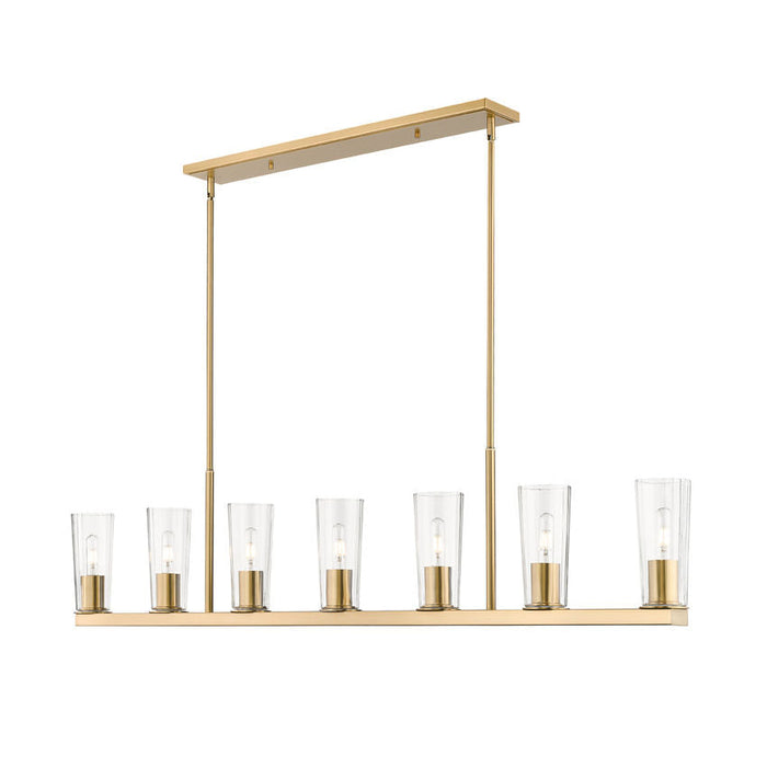 Z-Lite Titus Linear Pendant Modern Gold 7 Light 826-7L-MGLD | theLightShop