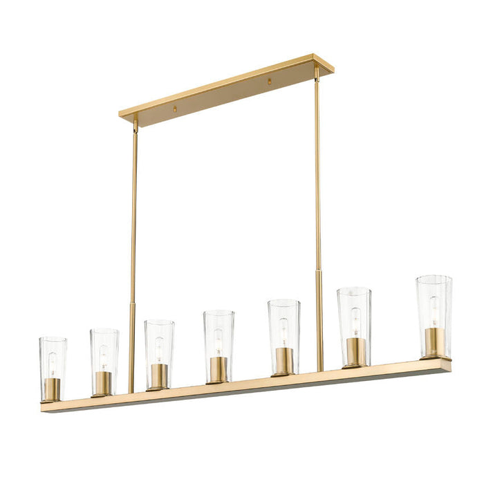 Z-Lite Titus Linear Pendant Modern Gold 7 Light 826-7L-MGLD | theLightShop