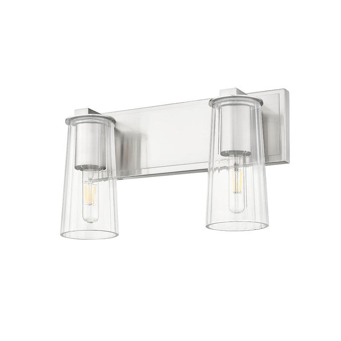 Z-Lite Titus Vanity Brushed Nickel 2 Light 826-2V-BN | theLightShop