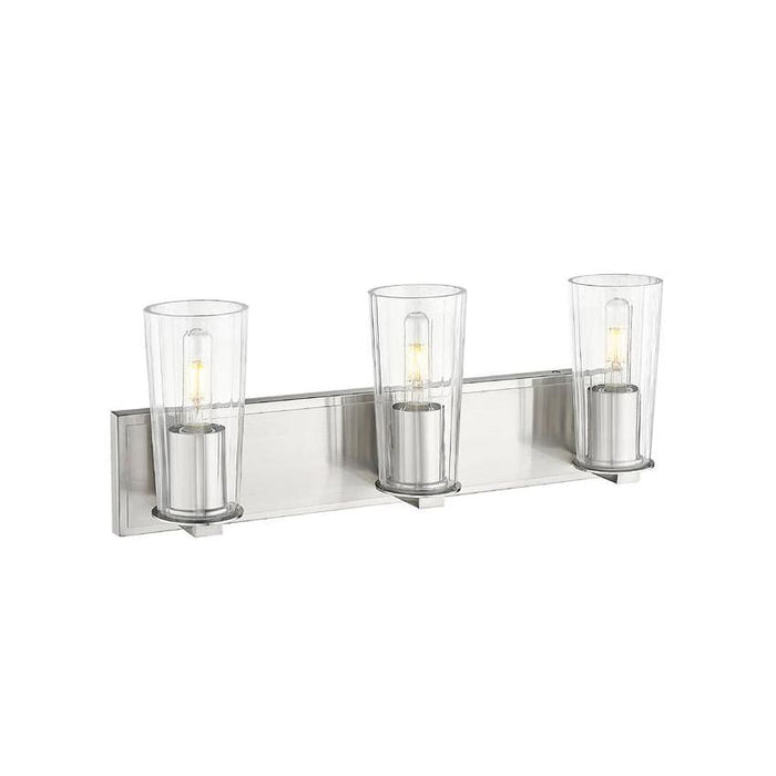 Z-Lite Titus Vanity Brushed Nickel 3 Light 826-3V-BN | theLightShop
