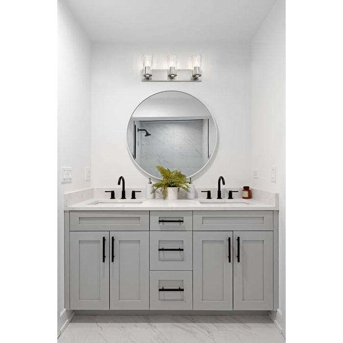 Z-Lite Titus Vanity Brushed Nickel 3 Light 826-3V-BN | theLightShop