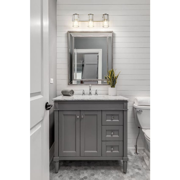 Z-Lite Titus Vanity Brushed Nickel 3 Light 826-3V-BN | theLightShop