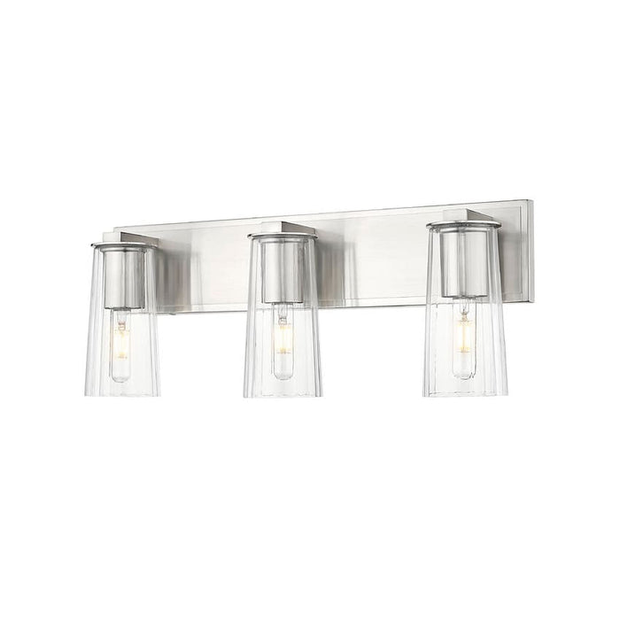 Z-Lite Titus Vanity Brushed Nickel 3 Light 826-3V-BN | theLightShop