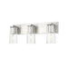 Z-Lite Titus Vanity Brushed Nickel 3 Light 826-3V-BN | theLightShop