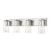 Z-Lite Titus Vanity Brushed Nickel 4 Light 826-4V-BN | theLightShop