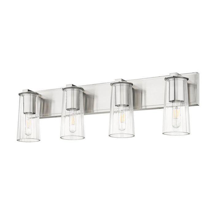 Z-Lite Titus Vanity Brushed Nickel 4 Light 826-4V-BN | theLightShop