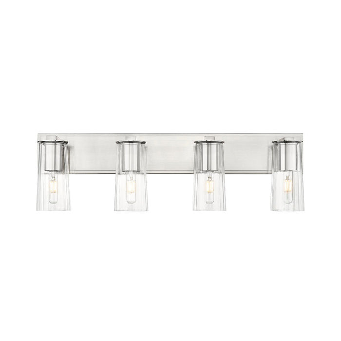 Z-Lite Titus Vanity Brushed Nickel 4 Light 826-4V-BN | theLightShop