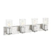 Z-Lite Titus Vanity Brushed Nickel 4 Light 826-4V-BN | theLightShop