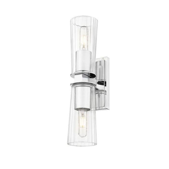 Z-Lite Titus Vanity Chrome 2 Light 826-2V-CH | theLightShop