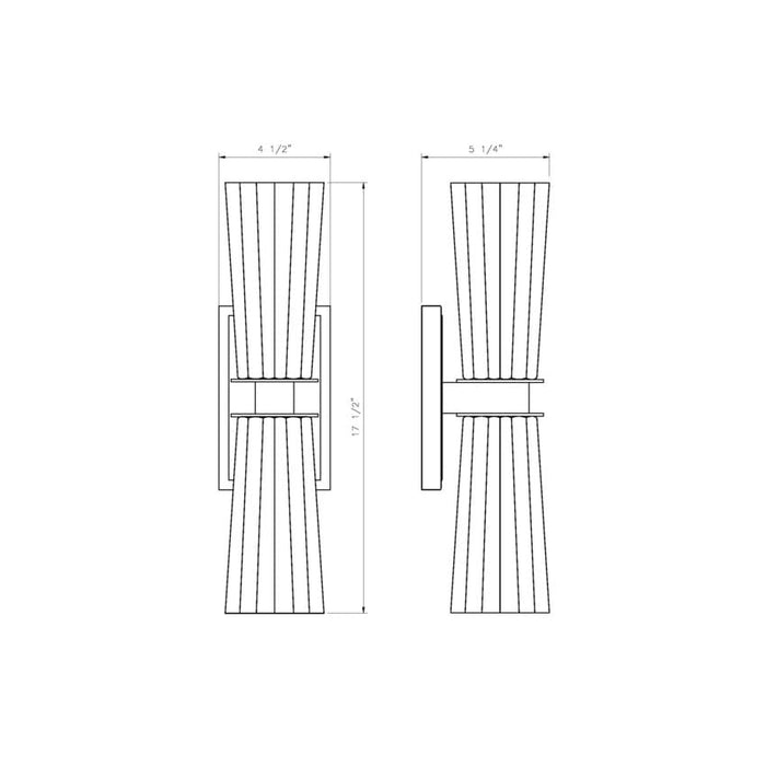 Z-Lite Titus Vanity Chrome 2 Light 826-2V-CH | theLightShop