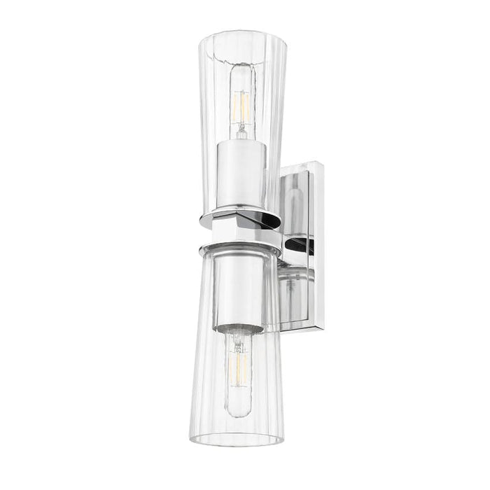 Z-Lite Titus Vanity Chrome 2 Light 826-2V-CH | theLightShop